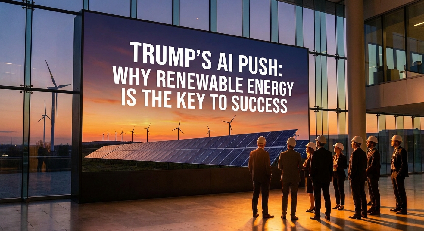 Trumps AI-Duw: Waarom Hernieuwbare Energie de Sleutel tot Succes is