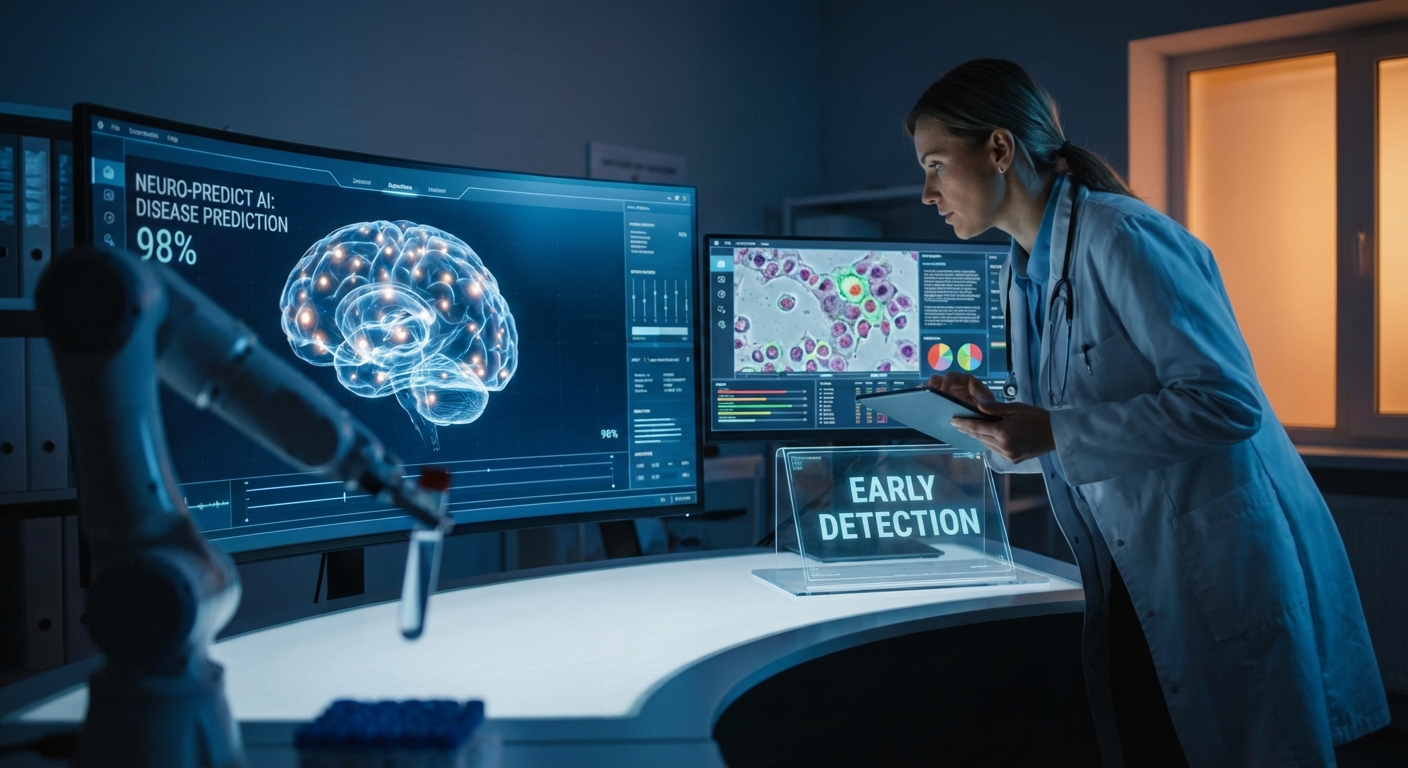 ÍA en Gezondheid: Hoe Kunstmatige Intelligentie de Vroege Diagnose van Ziekten Revolutioneert