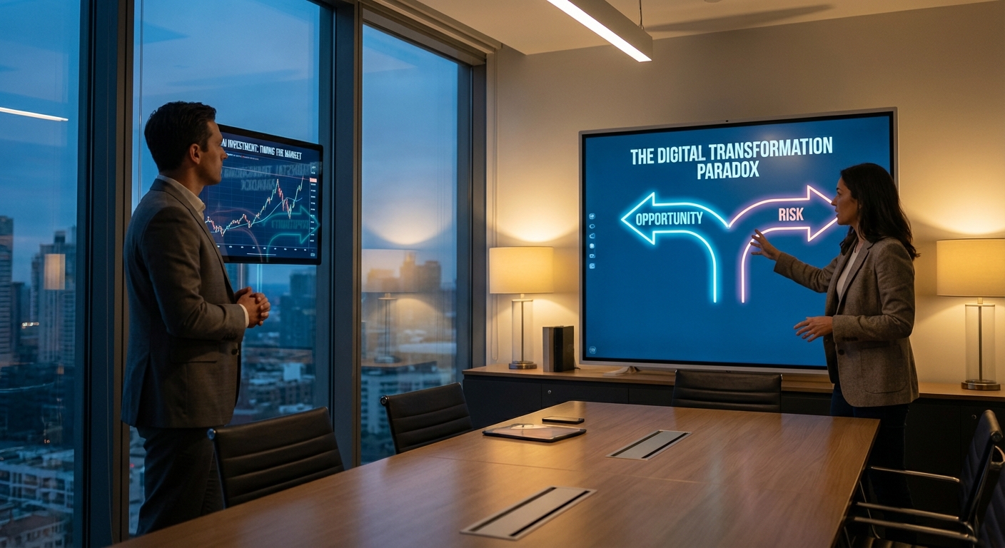 Is dit het Juiste Moment om in Kunstmatige Intelligentie te Investeren? De Paradox van Digitale Transformatie